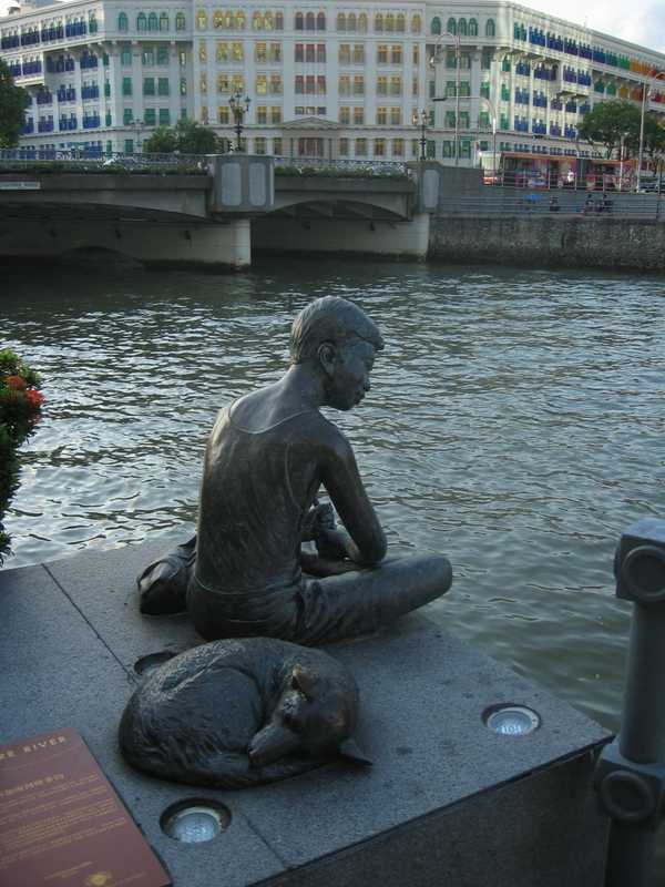 Fishing at Singapore River