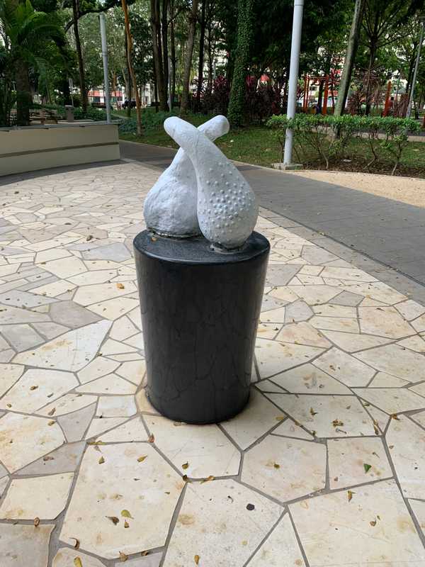 additional photograph of the sculpture on this page